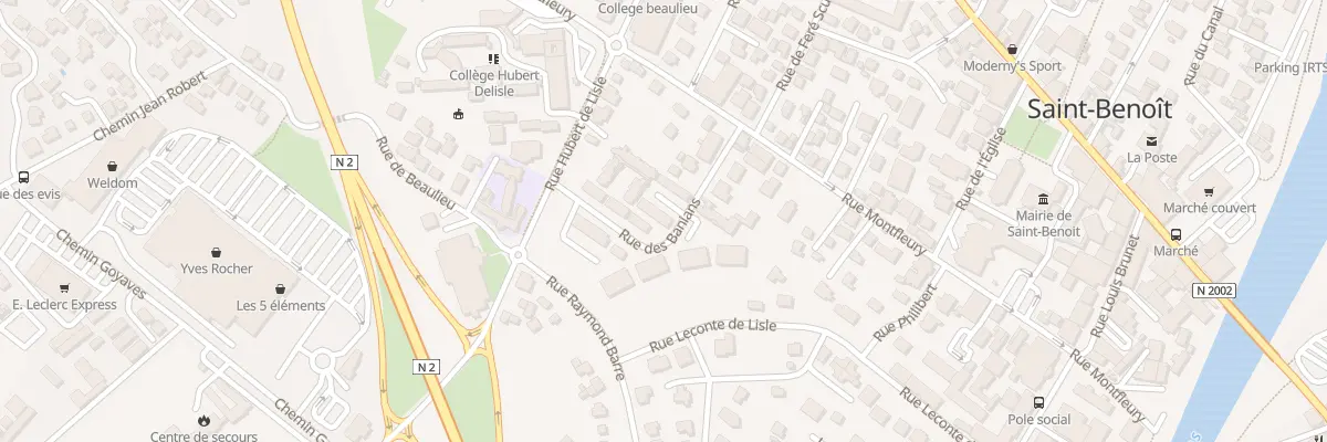 Plan du 119 Rue des Banians à Saint-Benoît