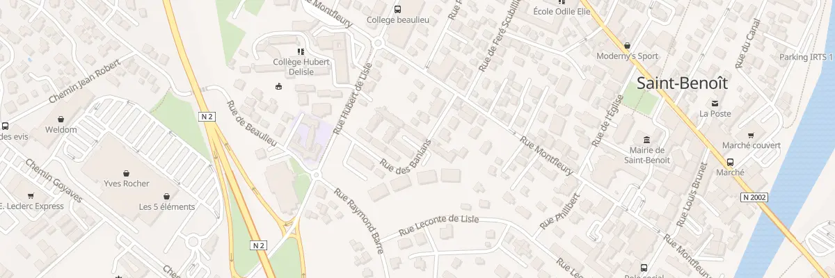 Plan du 103 Rue des Banians à Saint-Benoît