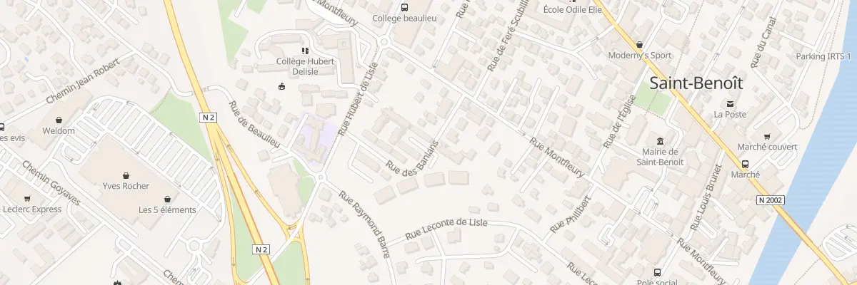 Plan du 101 Rue des Banians à Saint-Benoît