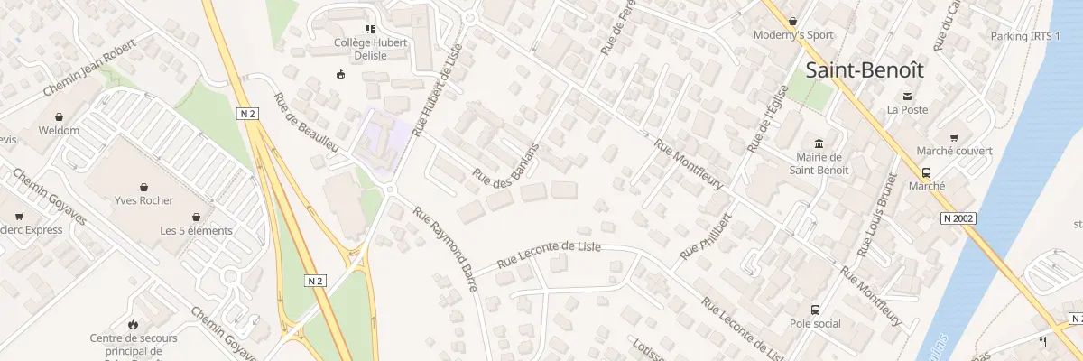 Plan du 402 Rue des Banians à Saint-Benoît