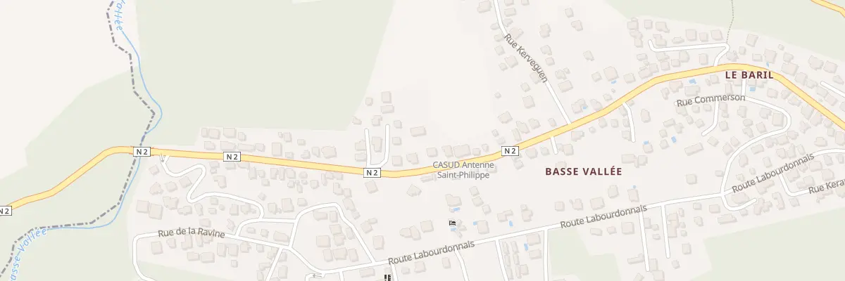 Plan du 41 Rte Nationale 2 Basse Vallee à Saint-Philippe