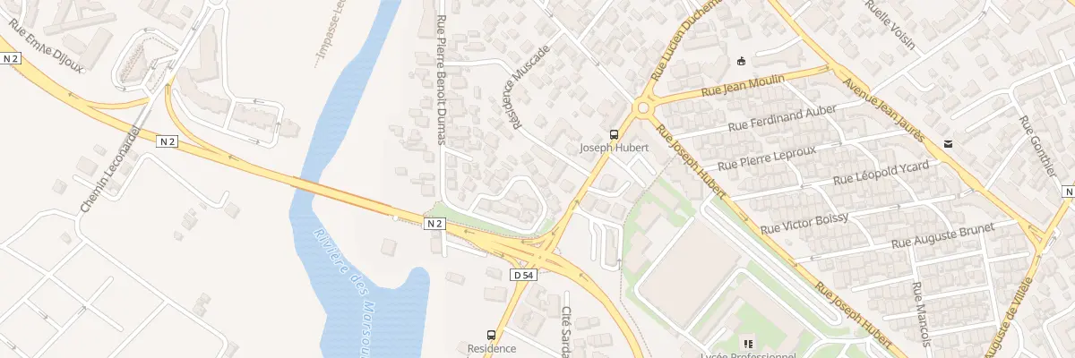 Plan du 93 Rue Pierre Benoit Dumas à Saint-Benoît