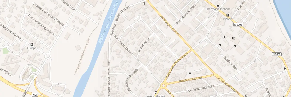 Plan du 33 Rle Velin à Saint-Benoît