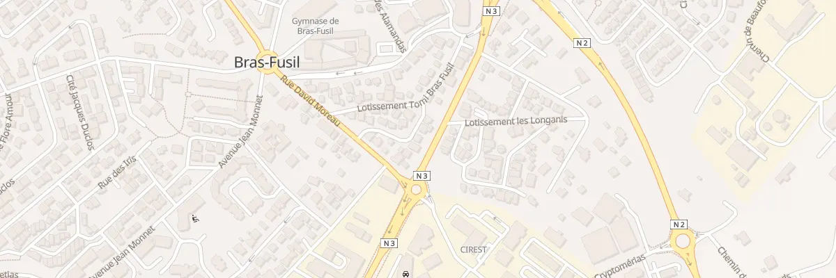 Plan du 10 Rue Lot Tomi Bras Fusil à Saint-Benoît