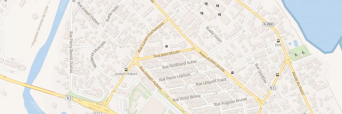 Plan du 13 Rue Jean Moulin à Saint-Benoît