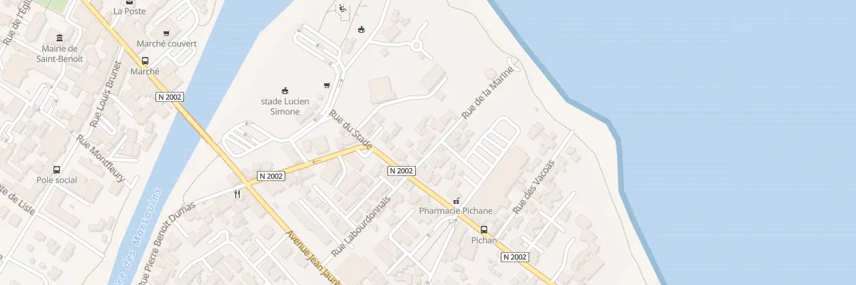 Plan du 20 Rue de la Marine à Saint-Benoît