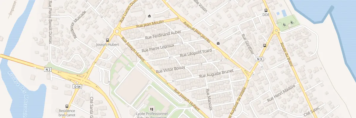 Plan du 29B Rue Leopold Ycard à Saint-Benoît