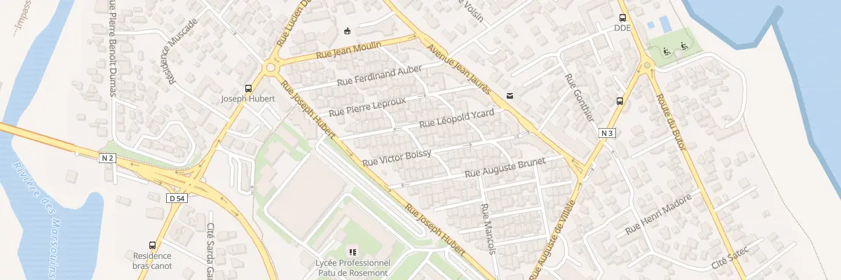 Plan du 40 Rue Victor Boissy à Saint-Benoît