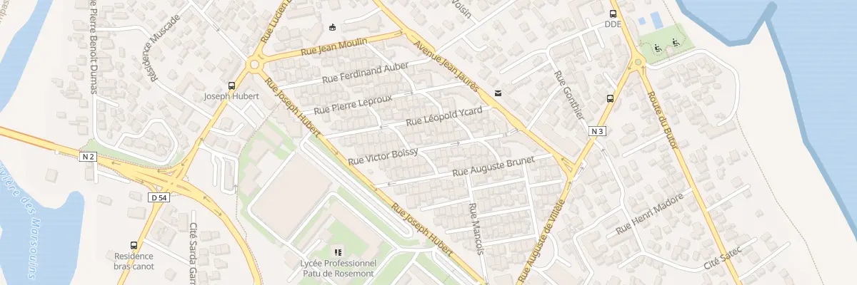 Plan du 9023 Rue Victor Boissy à Saint-Benoît