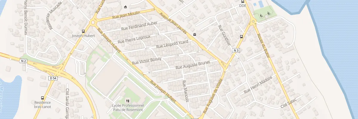 Plan du 21 Rue Victor Boissy à Saint-Benoît