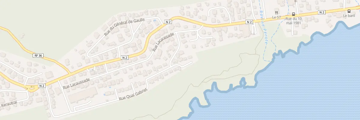 Plan du 49 Rue Quai Gabriel à Saint-Philippe