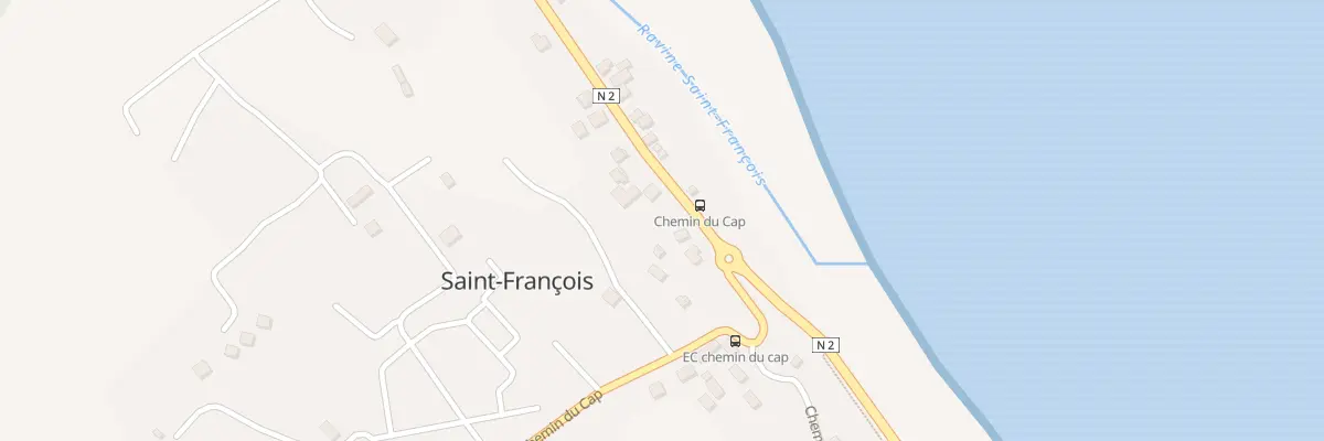 Plan du 70 Rte Nationale 2 Ste Anne à Saint-Benoît