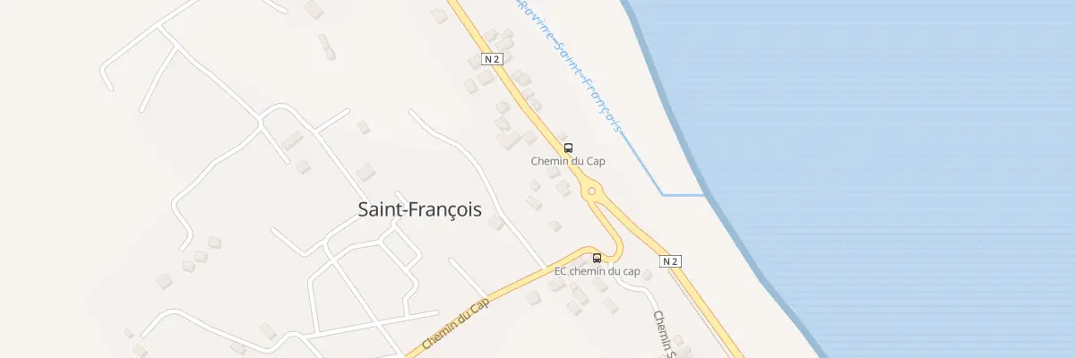 Plan du 72 Rte Nationale 2 Ste Anne à Saint-Benoît