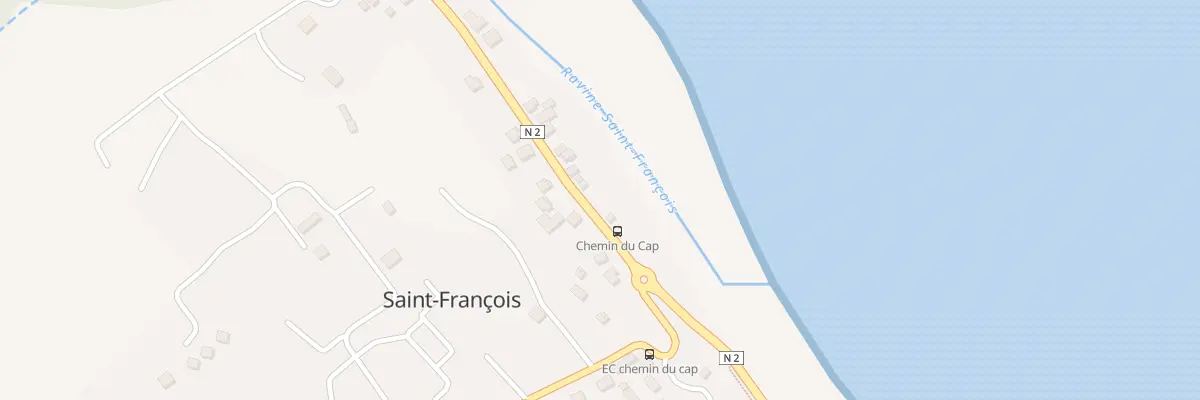 Plan du 59 N 2 Rue Seche St Francois à Saint-Benoît