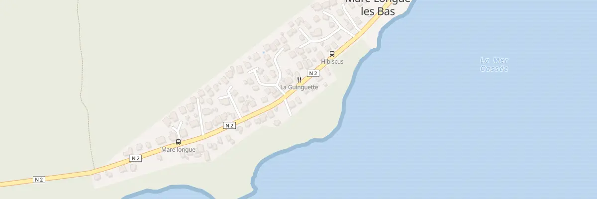 Plan du 60 Rte Nationale 2 Mare Longue à Saint-Philippe