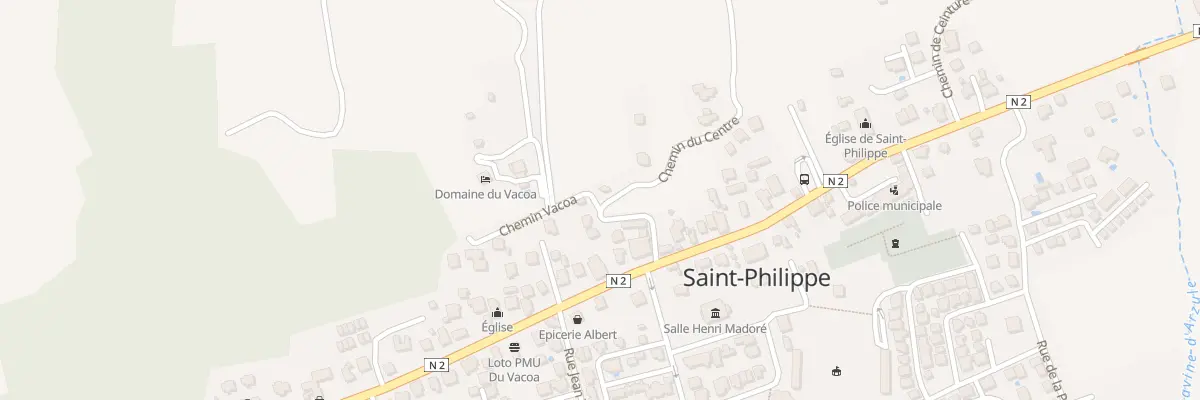 Plan du 2 Che Vacoa à Saint-Philippe