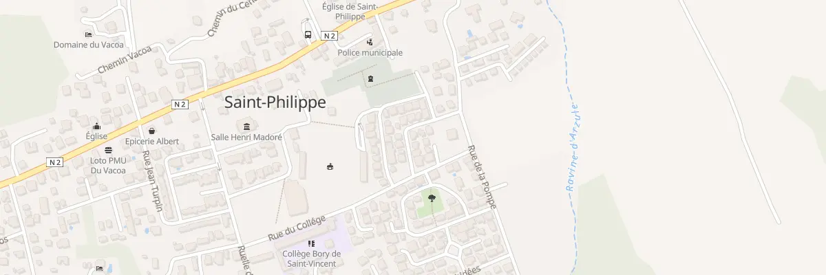 Plan du 8 Rue Alain Lombard à Saint-Philippe
