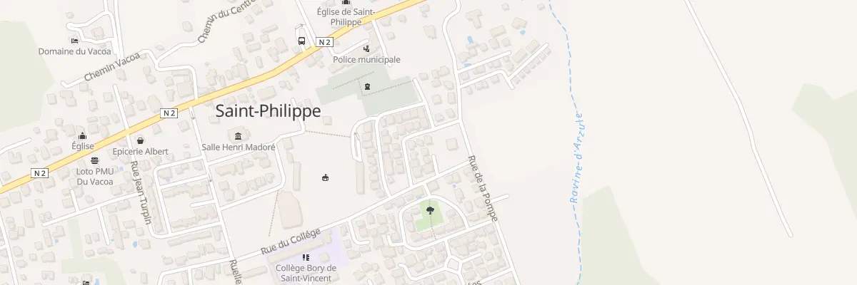 Plan du 12 Rue Alain Lombard à Saint-Philippe