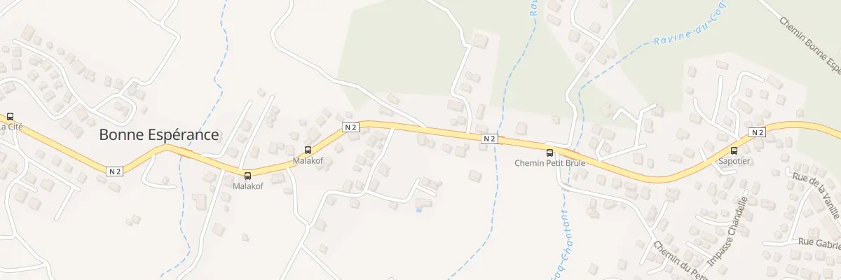 Plan du 96 Rte Nationale 2 à Sainte-Rose