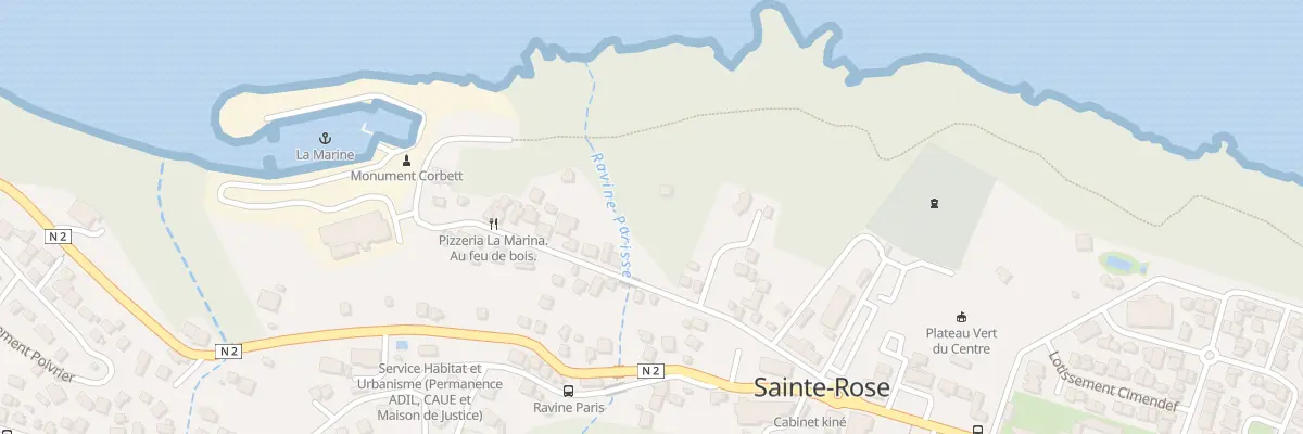Plan du 20 Che de la Marine à Sainte-Rose