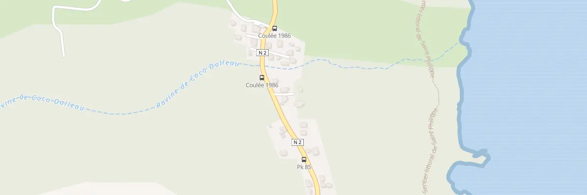 Plan du 80 Rte Nationale 2 le Tremblet à Saint-Philippe