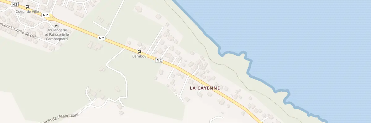 Plan du 251 Rte Nationale 2 à Sainte-Rose