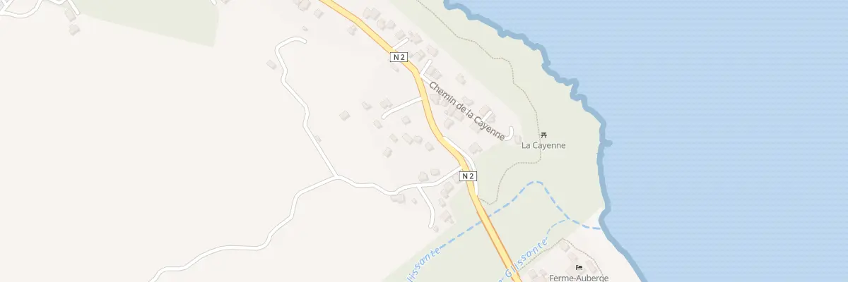 Plan du 234B Rte Nationale 2 à Sainte-Rose