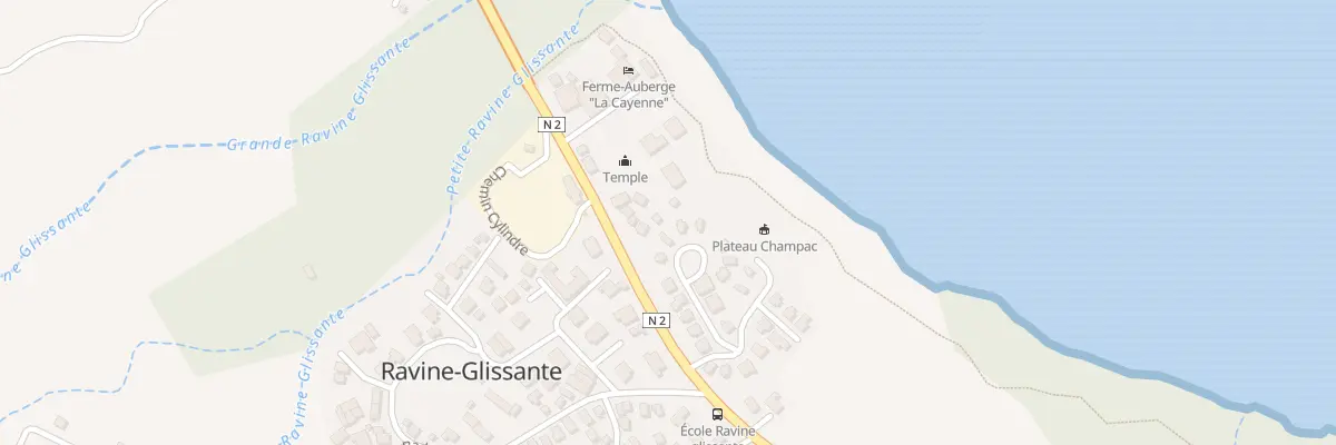 Plan du 333 Rte Nationale 2 à Sainte-Rose