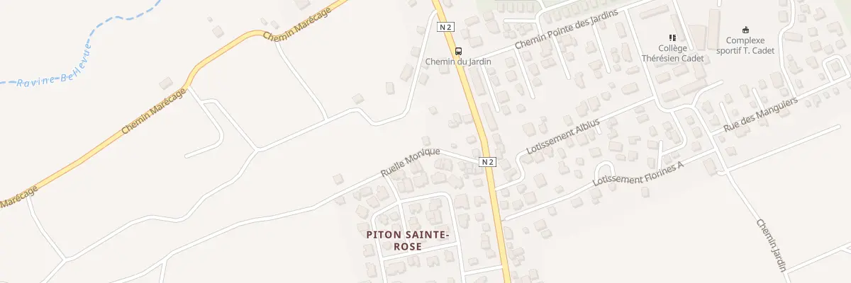 Plan du 4 Che Joseph Bellanger à Sainte-Rose
