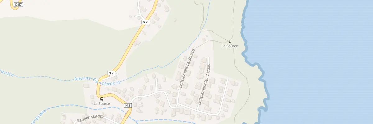 Plan du 37B Che la Source à Sainte-Rose