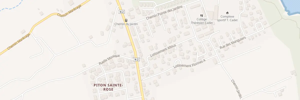 Plan du 21 Lot Albius à Sainte-Rose