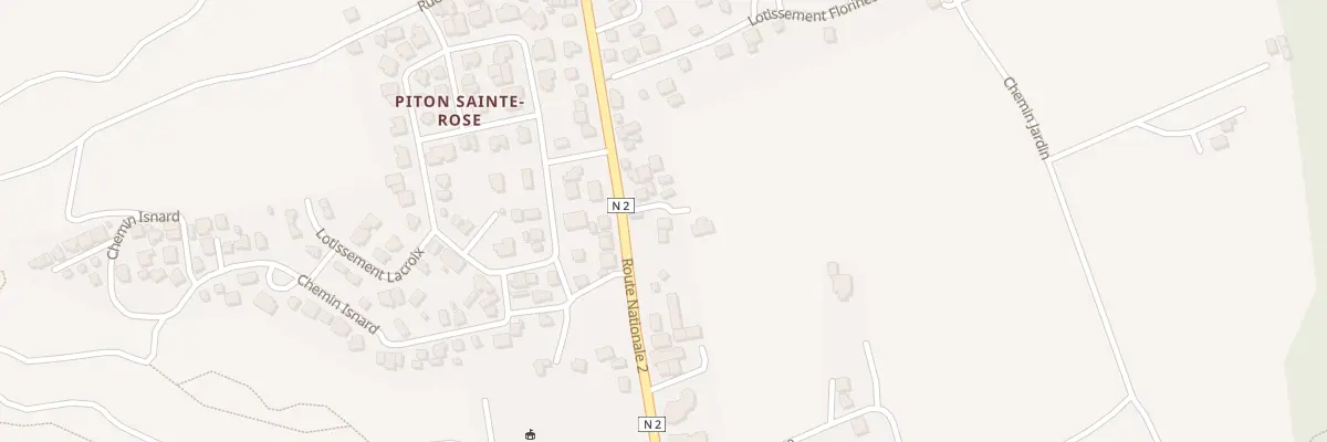 Plan du 431 Rte Nationale 2 à Sainte-Rose