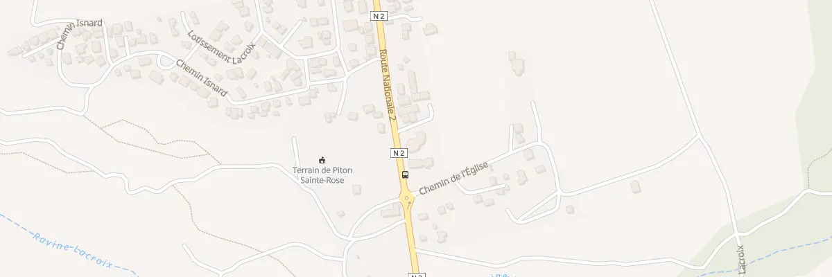 Plan du 451 Rte Nationale 2 à Sainte-Rose