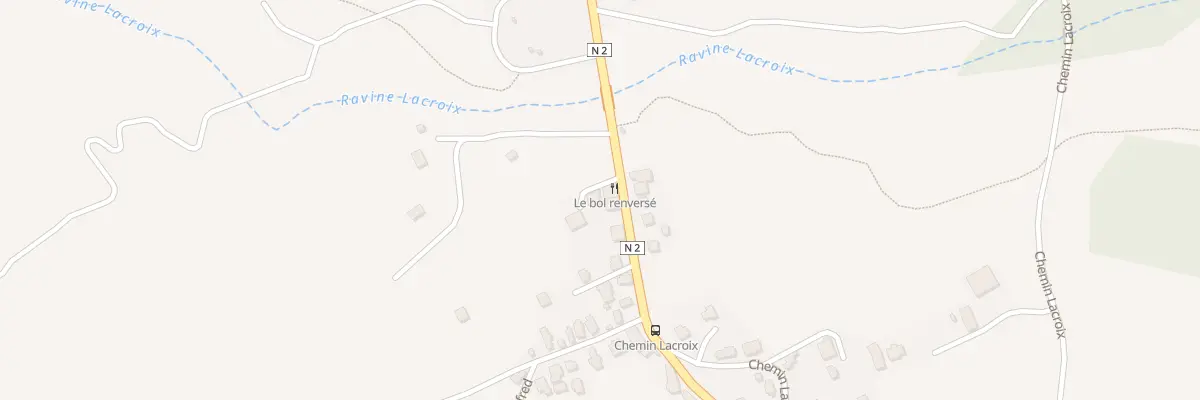 Plan du 396 Rte Nationale 2 à Sainte-Rose
