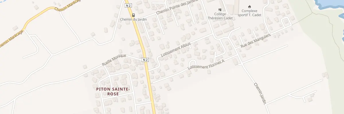 Plan du 5 Lot Albius à Sainte-Rose