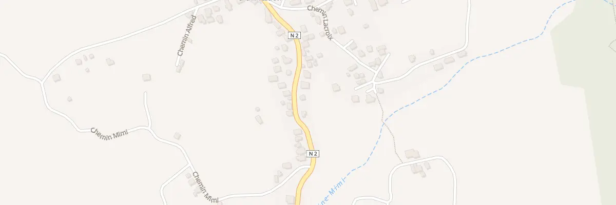 Plan du 495 Rte Nationale 2 à Sainte-Rose