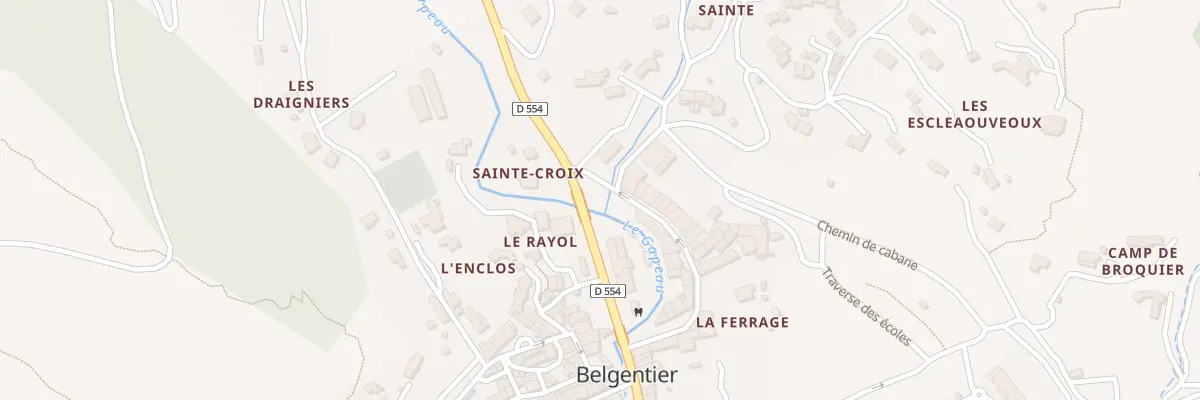 Plan du 9320 Av Louis Arnaud à Belgentier