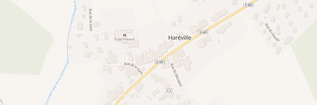 Plan du 71 Rue de Mirecourt à Haréville