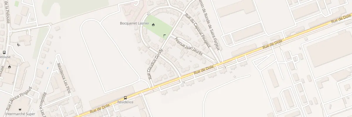 Plan du 6 Rue Jules Viette à Besançon