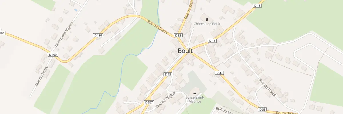 Plan du 2 Rue Basse à Boult