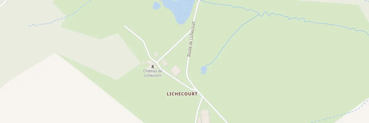 Plan du 6 Rte de Lichecourt à Relanges