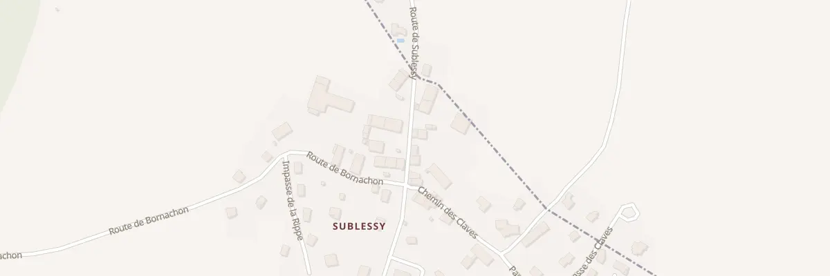 Plan du 720 Rte de Sublessy à Sillingy