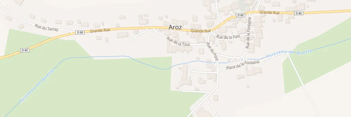 Plan du 5 Rue de la Tour à Aroz