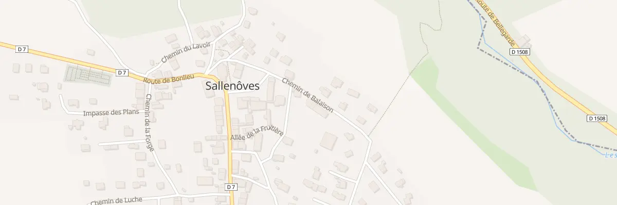 Plan du 70 Che de Balaison à Sallenôves