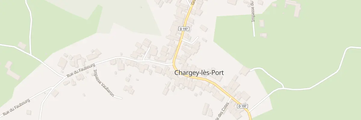 Plan du 1 Gr Grande Rue à Chargey-lès-Port