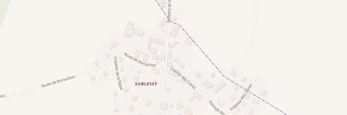 Plan du 690 Rte de Sublessy à Sillingy