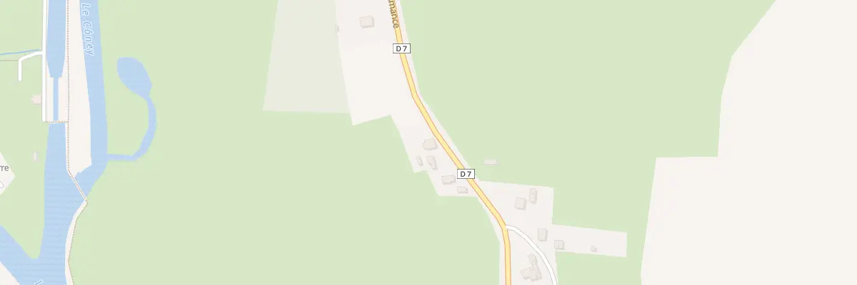 Plan du 6 Rte d’Amance à Corre