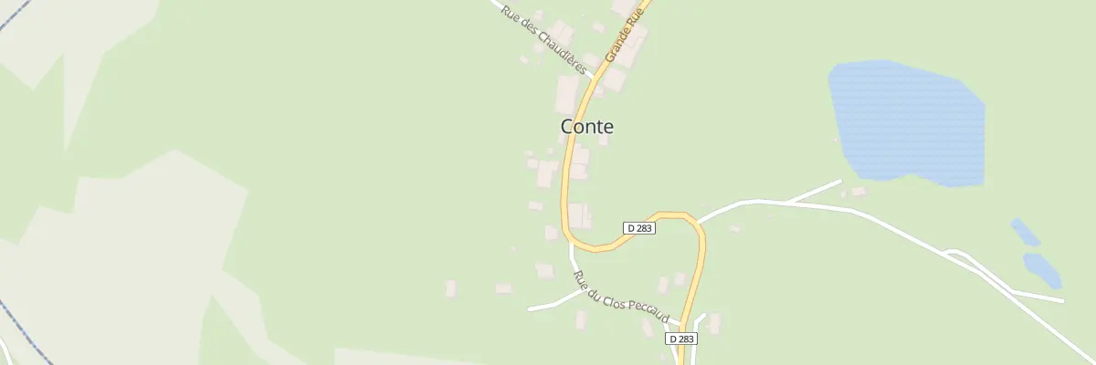 Plan du 5 Rue Grande Rue à Conte