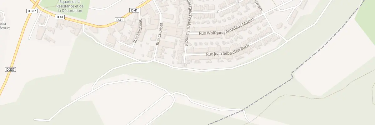 Plan du 167 Rue Jean Sébastien Bach à Homécourt