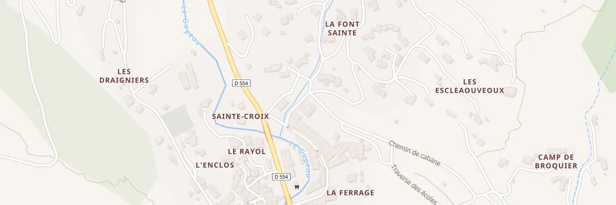 Plan du 9500 Av Louis Arnaud à Belgentier
